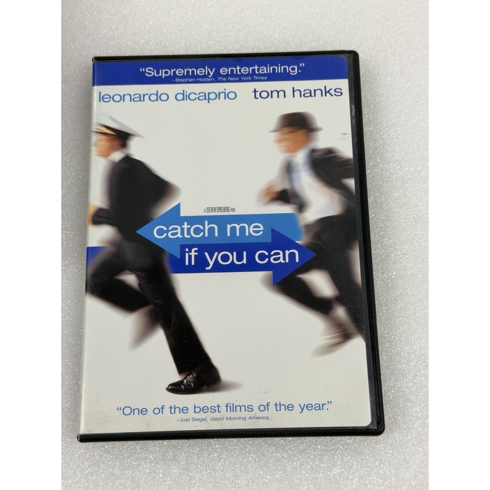 Catch Me If You Can Leonardo Di Caprio Tom Hanks a Stephen Spielberg Film DVD